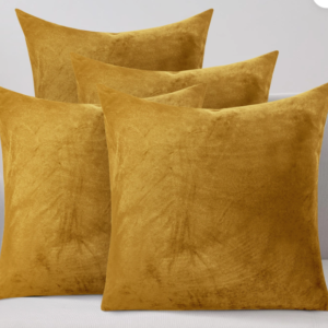 Luxury gold velvet cushion for event chairs